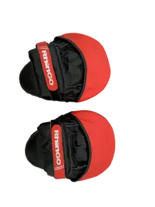 Boxing Pads Focus Mitts Black/Red Leather / pair