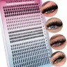 416pcs Bottom Lash Clusters, 5 Styles Manga Spike Vivid Individual Lower Lashes, 6-21mm Natural Band, DIY Eyelash Extension Clusters, Spiky False Eyelashes by Calphdiar