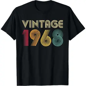 Funny Graphic Tee,57th Birthday Gift 1968 Vintage Men Women 57 Years Old T-Shirt