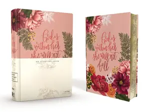 NIV, Artisan Collection Bible, Cloth over Board, Pink Floral, Designed Edges under Gilding, Red Letter, Comfort Print