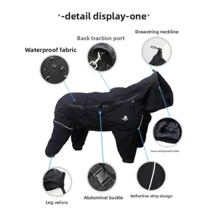 Dog All-Season Waterproof Jacket Raincoat