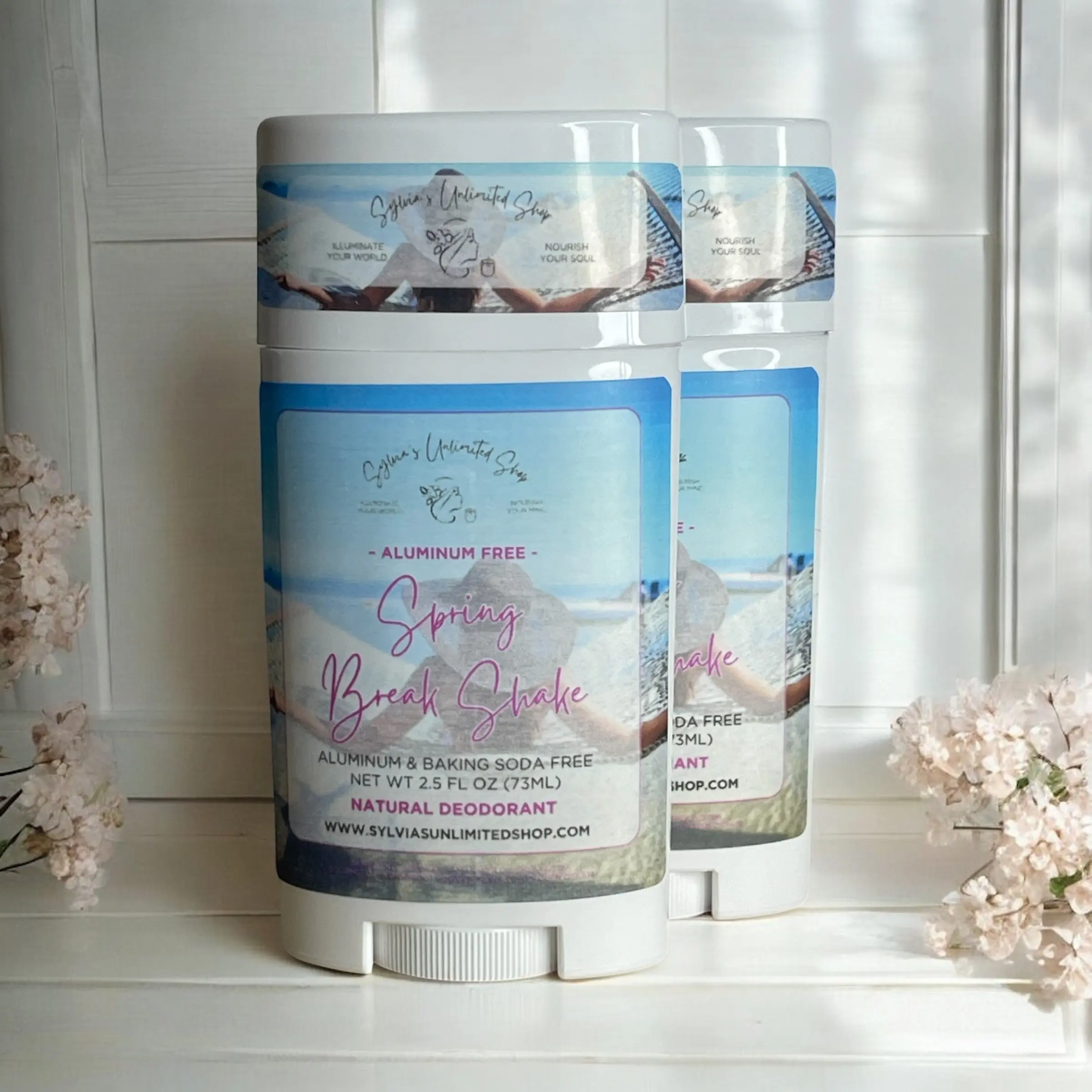 2.5oz. Spring Break Shake Natural Deodorant