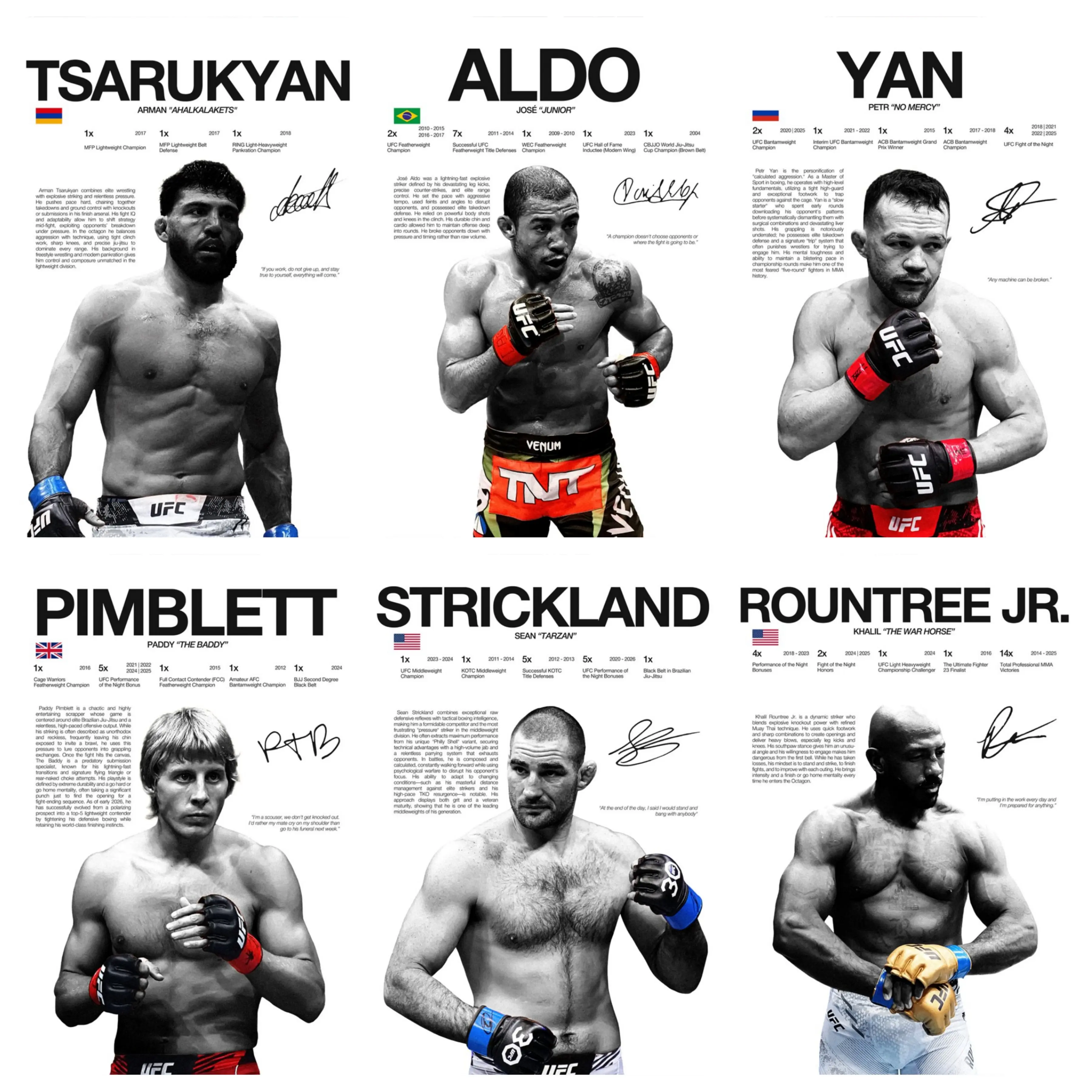 UFC Star Tough Guy Spirit Canvas Poster Langley  Pacquiao  Other Legendary Boxers Inspirational Quotes Decorative Painting Fighting Fan Bedroom Gym Personality Background Wall Decoration Mixed Martial Arts Poster
