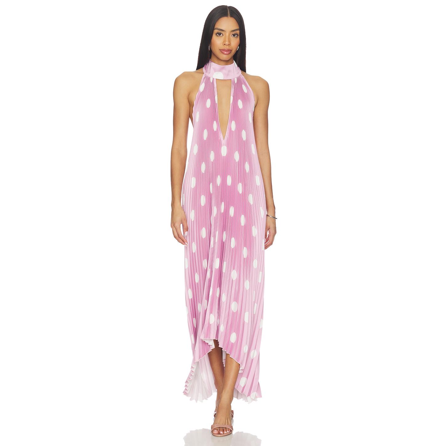 L'IDEE Opera Gown in Polka Pink