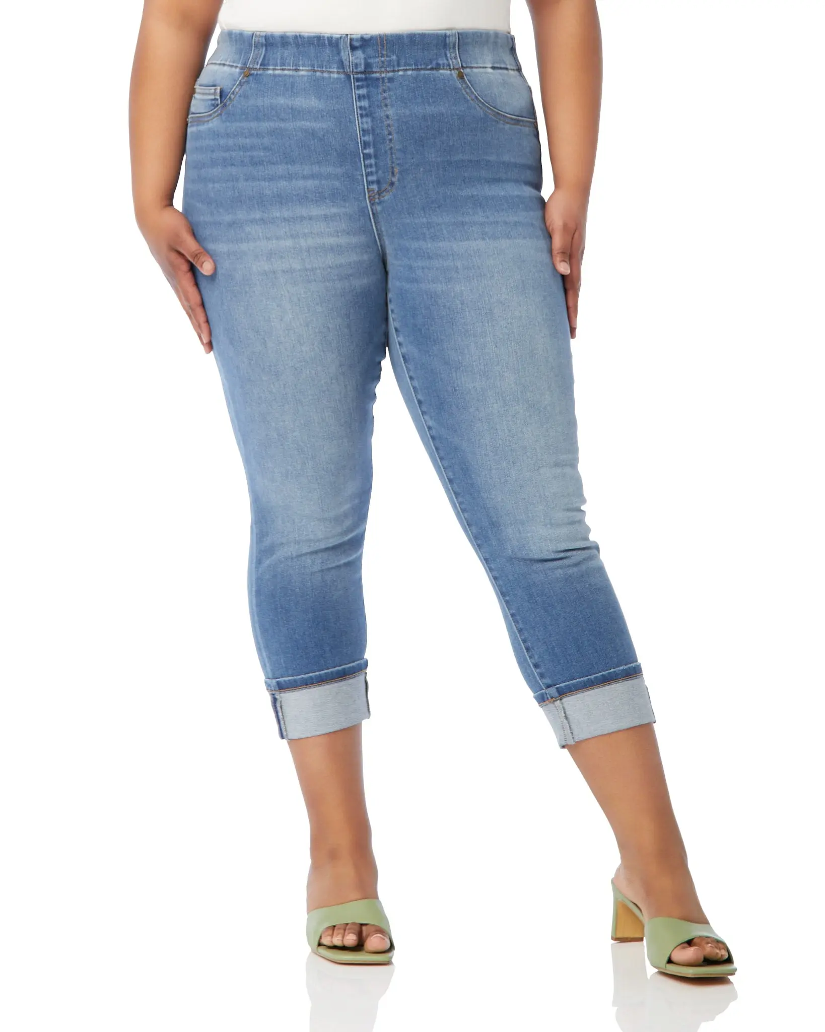 Plus Size Chloe Crop Wide Cuff