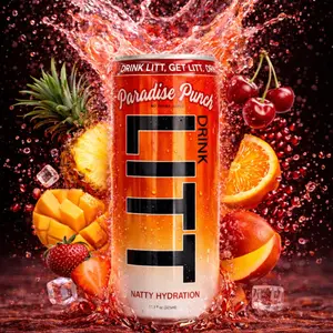 PARADISE PUNCH Hydration - Organic Fruit Punch - Natural Electrolytes - No added Sugar - Beverage - Sport