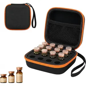 16 Slot Peptide & Insulin Vial Travel Case| Fridge Safe Hard Shell Organizer