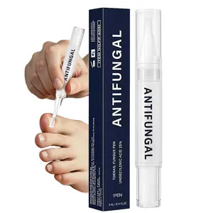 Strength Nail Renewal Pen - Restores Clarity for Discolored, Thick & Damaged Nails - Easy Brush Applicator