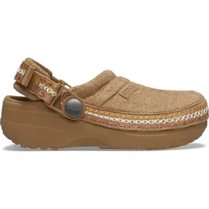 Crocs Kids' Crafted Vegan Suede Clogs with Stitched Accent