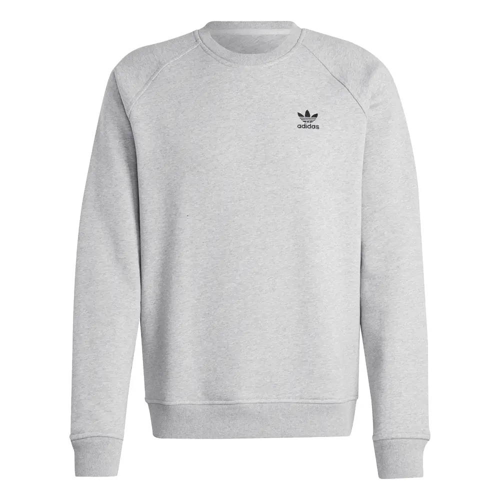 adidas Mens Essentials Crew Neck Sweatshirt Casual - Grey