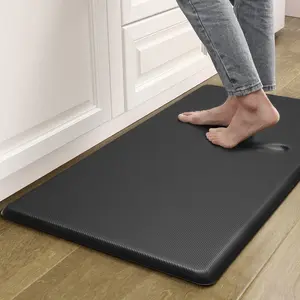 Kitchen Mat Cushioned Anti-Fatigue Kitchen Runner Rug,17.3"x 47.2",Thick Waterproof Non-Slip Kitchen Mats and Rugs Heavy Duty Ergonomic Comfort Rug for Kitchen, Floor, Office, Sink, Laundry