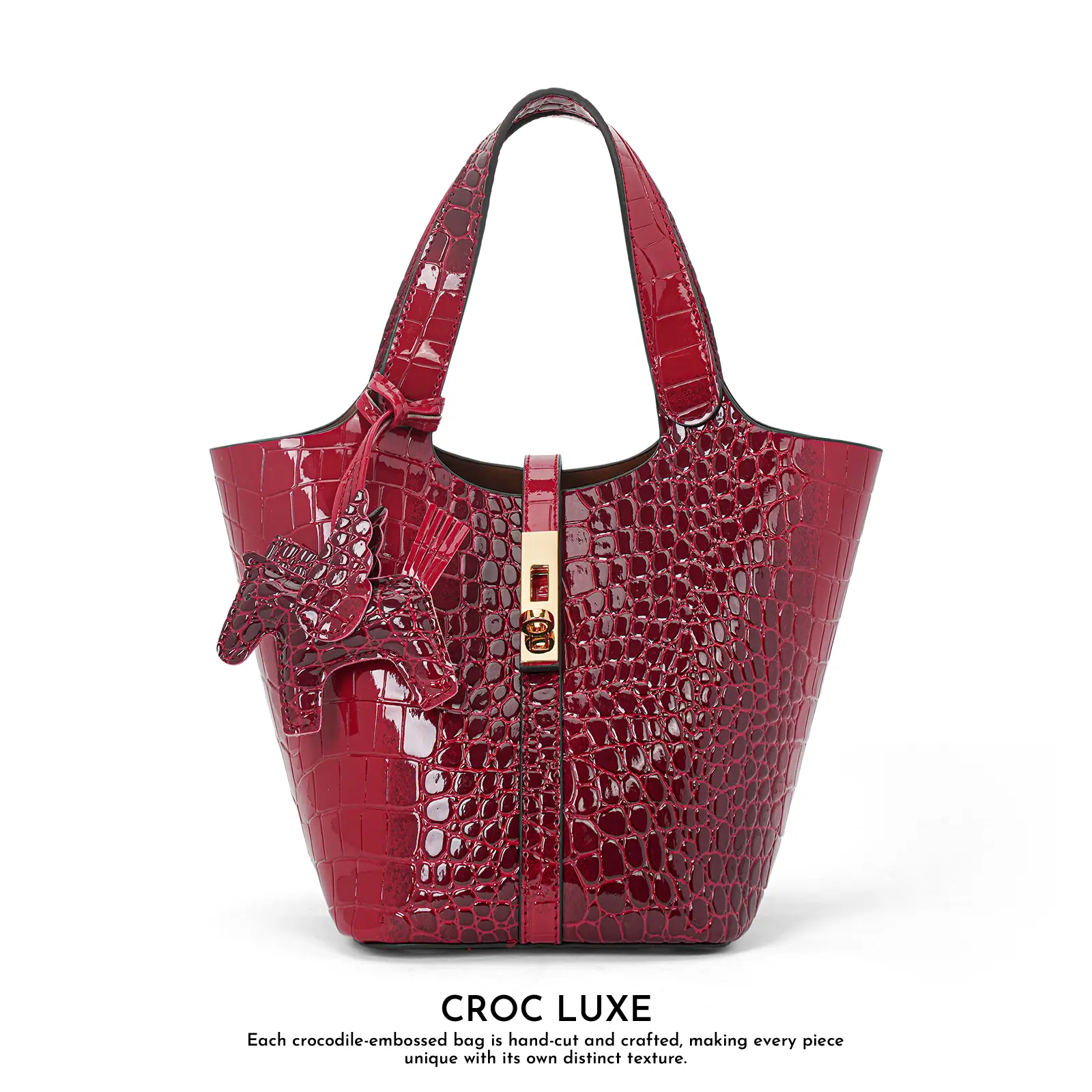 CROC LUXE-Deep Red