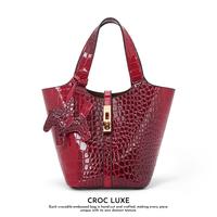 CROC LUXE-Deep Red