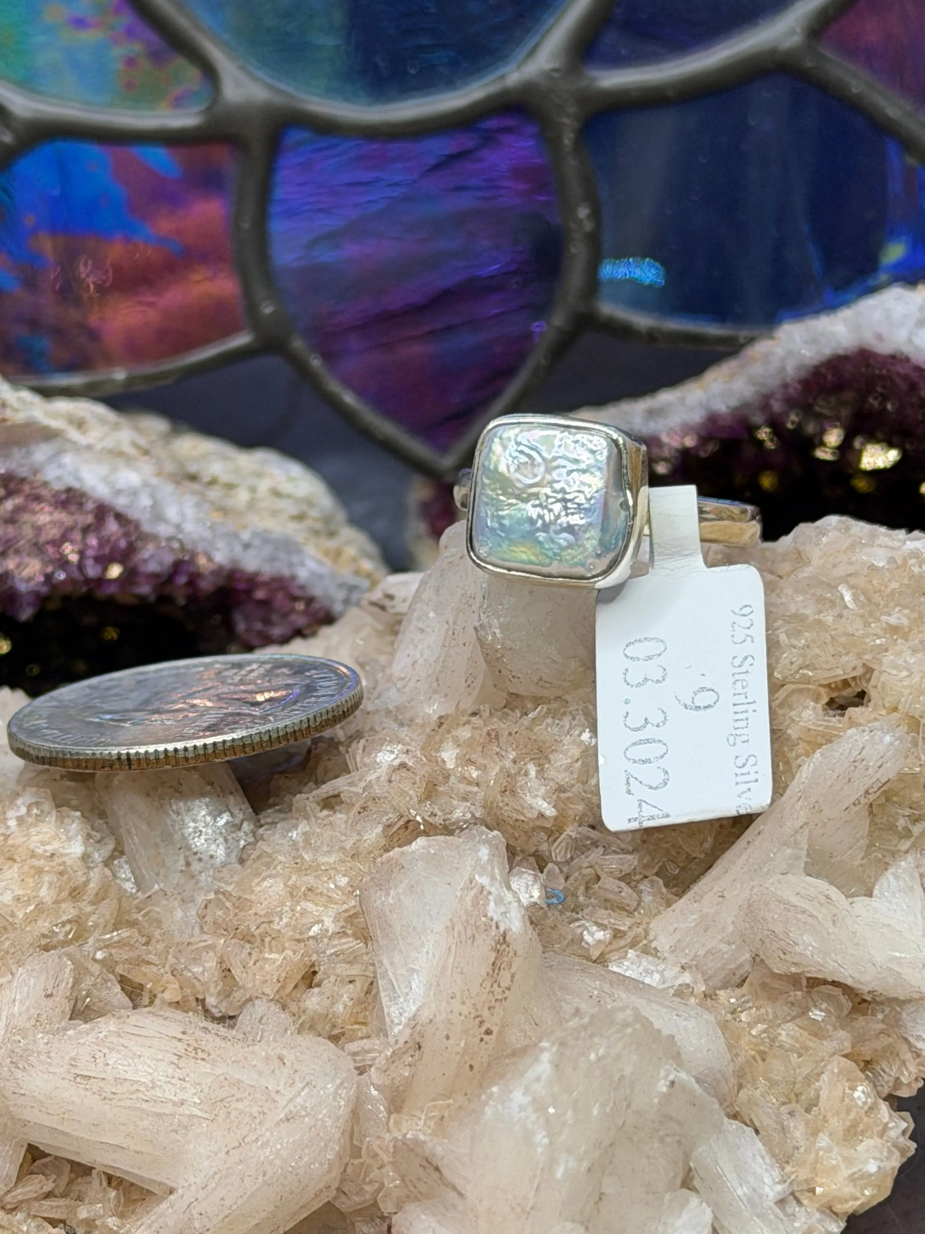 Abalone 925 Sterling Silver Ring