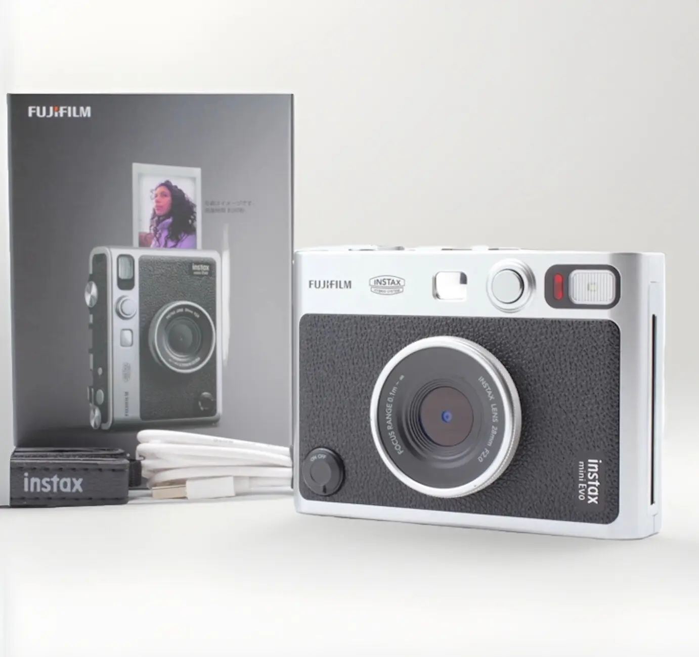 Inshair Camera Fujifilm Instax Mini Evo Hybrid Instant Camera - Black - TikTok Shop