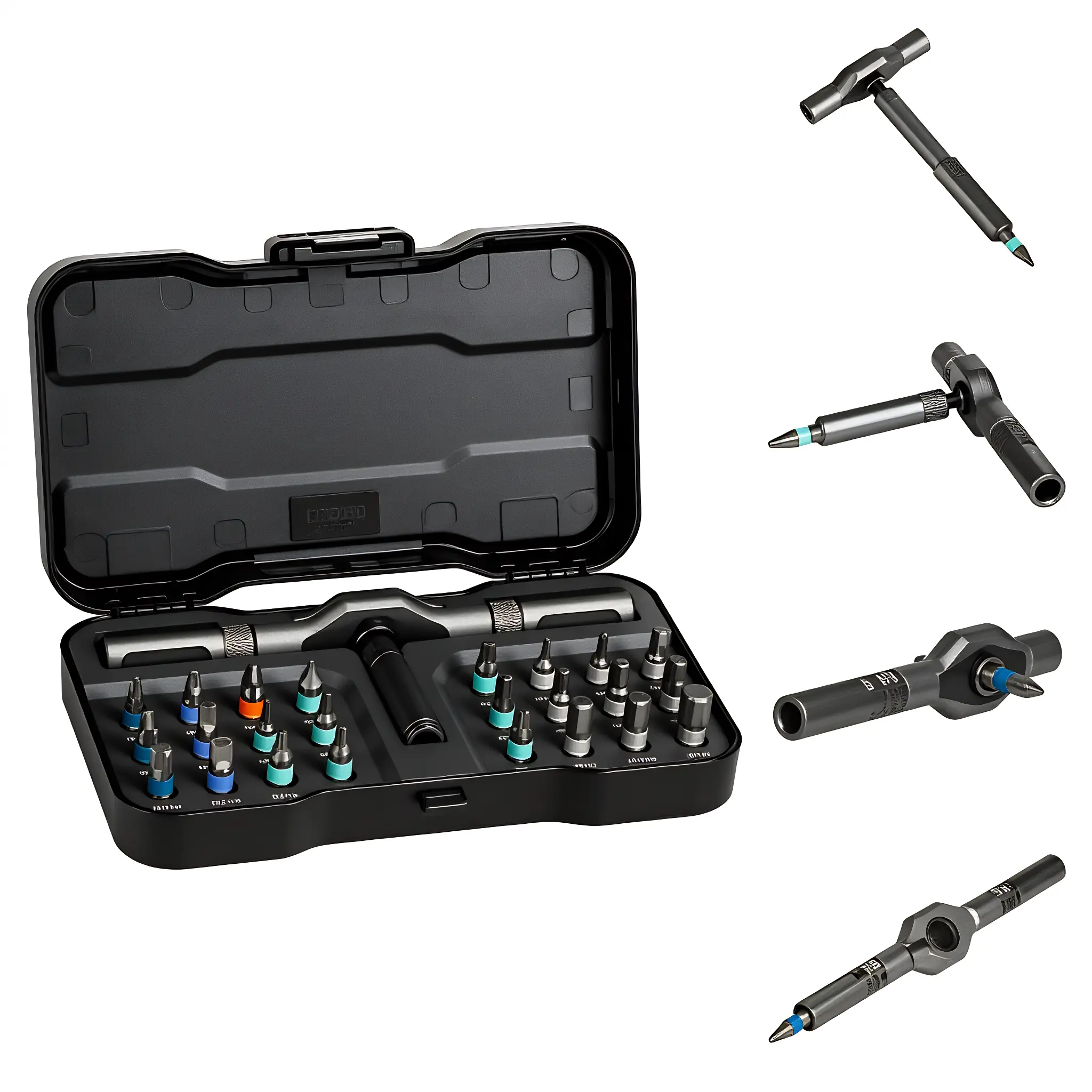【FathersDayGift】24 in 1 DlY Screwdriver Set,1 Set SwitchableScrewdriver Shape Magnetic Screwdriver Set,Compact and Portable Ratchet Screw0driver SetHome Repair Tool Box Gift for Thanksgiving,Christmas,New Year summerwins