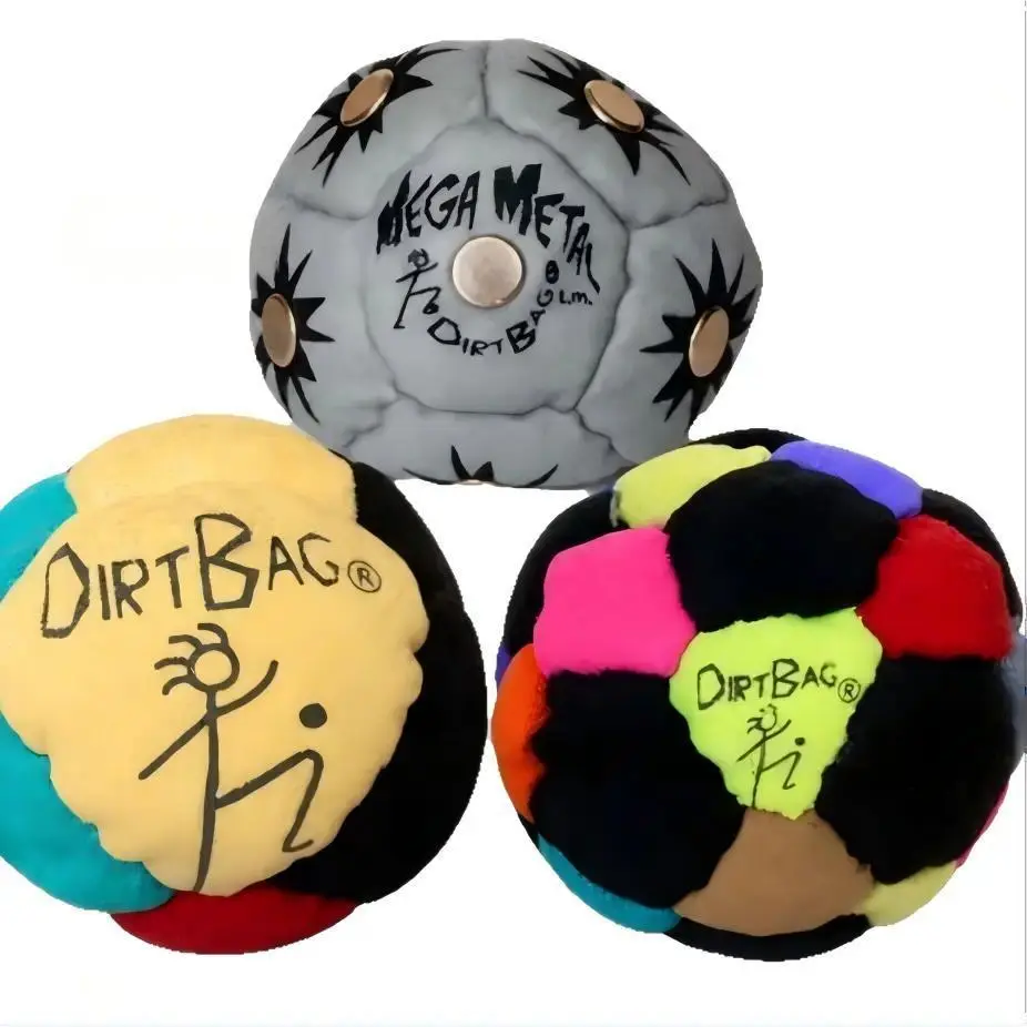 3Pcs Soccer Footbag Hacky Sack Soft Durable Kick Bag for Outdoor Fun Skill Training Foot Coordination Practice Portable Stress Relief Leisure Toy Ideal for Kids Adults Daily Play Game Entertainment & Sports Exercise
