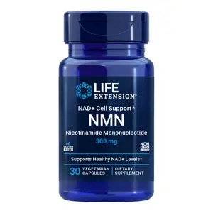 Life Extension NAD+ Cell Support NMN 300 MG, 30 Vegetarian Capsules