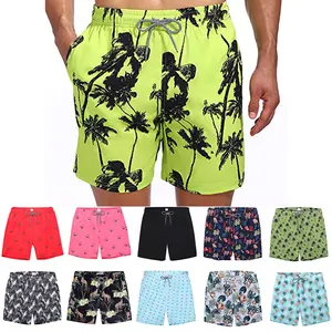 Mens Swimming Trunks Swim Shorts Summer Bathing Suit Swimwear Beachwear with Pockets