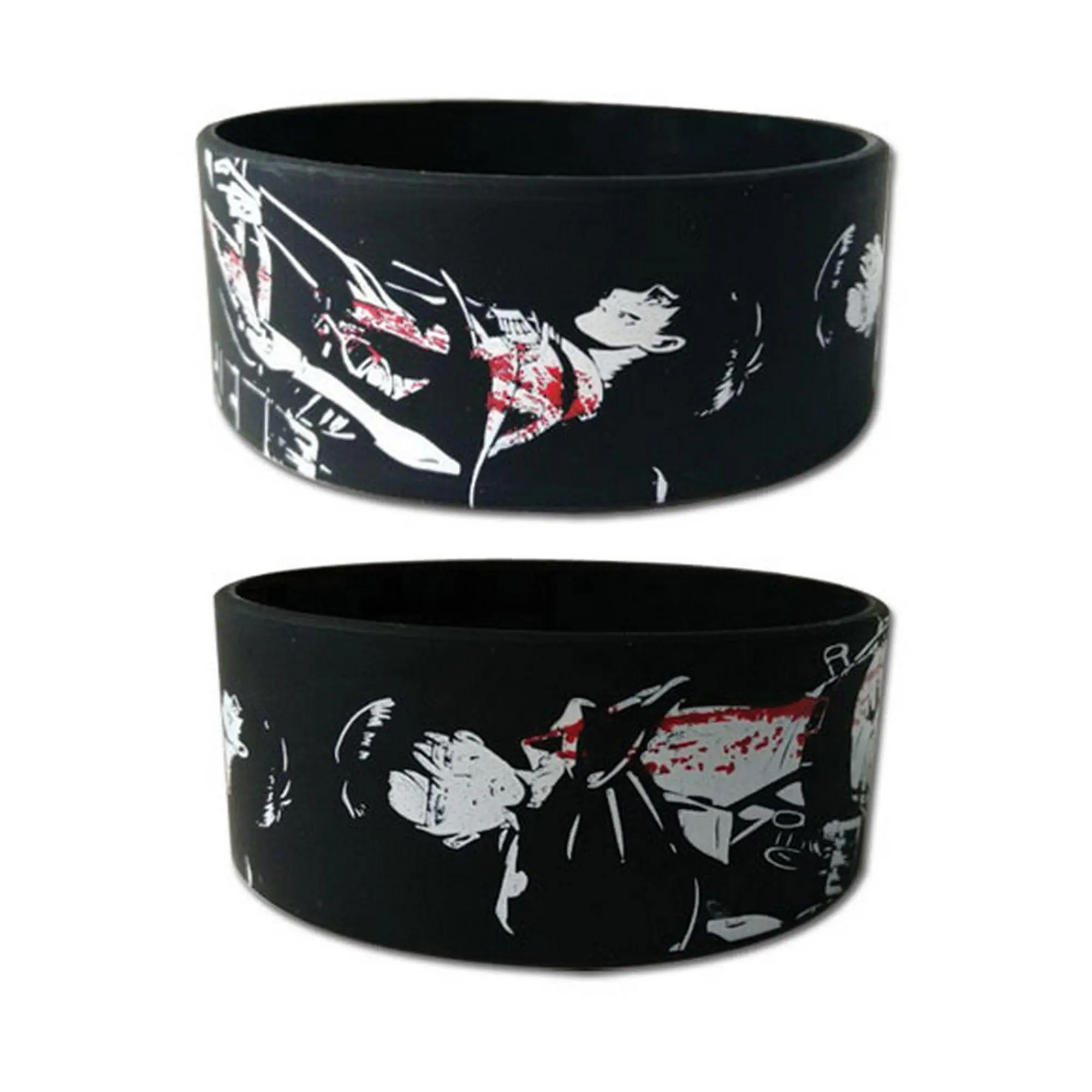 Attack on Titan - Eren Yeager & Levi Ackerman PVC Wristband