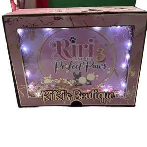 Riri's Perfect Paws by RiRi’s Boutique LG LED Spa Package for French Bulldogs with Sparkling Lights and Design