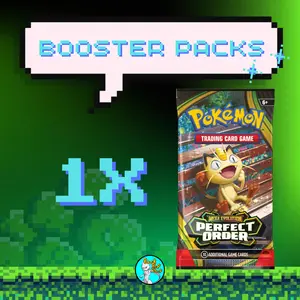 1x Mega Evolutions Perfect Order Booster Packs