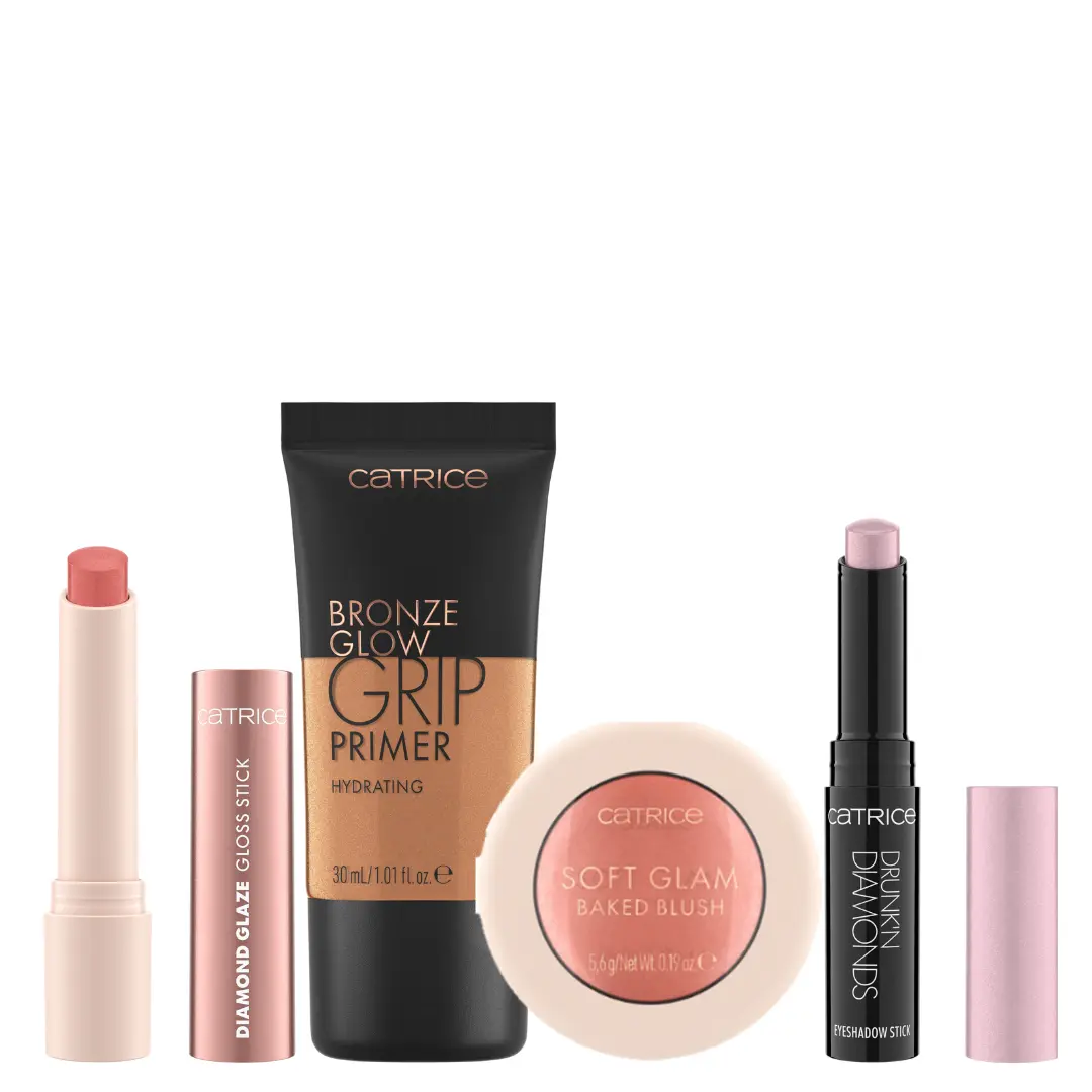 Lipstick Shade 20, Blush Shade 20, Eyeshadow 10