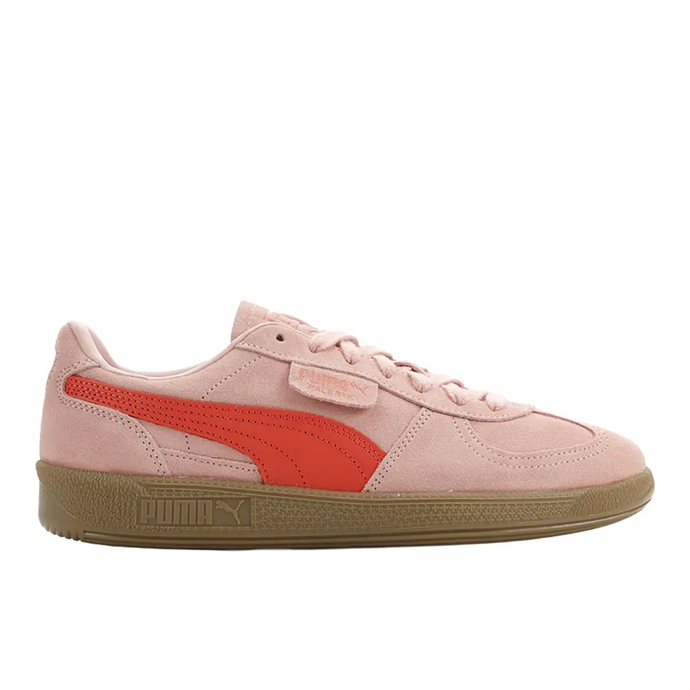 PUMA Womens Palermo Lace Up Sneakers Shoes Casual - Pink