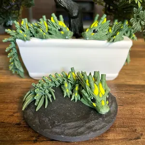 Bamboo Dragon (3D printed, decorative, figurine)