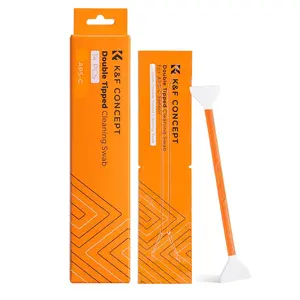 K&F Concept 14pcs Double Tipped 16mm APS-C Sensor Cleaning Swab, DSLR or SLR Digital Camera Cleaning kit and Full Frame Sensor Cleaning Swab