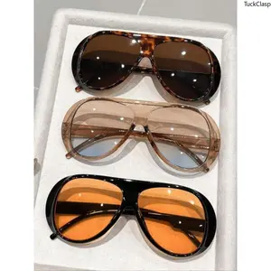 TuckClasp 3PCS Large Frame Sunglasses Set – Fashionable Versatile Protective Eyewear, Unisex Stylish Sun Glasses for Men & Women