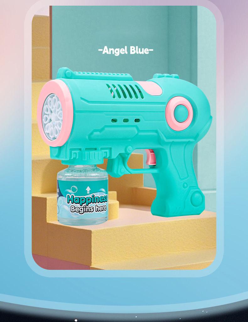 Space Bubble Gun Toy, Handheld Bubble Maker, Fun Outdoor Play Equipment for Kids, Durable Design for，Gift for boys and girls