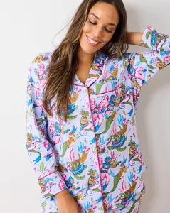 Deep Sea Divers - Long PJ Set - Lavender Sorbet