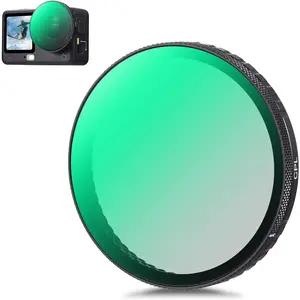 K&F CONCEPT CPL Filter for DJI Action 6 Action Camera, HD Camera Lens Accessory, Double-Coated Anti-Glare, Waterproof, Anti-Scratch Filter with Cleaning Cloth