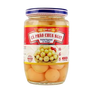 VASIFOOD Vietnamese Pickled Eggplant 360g - Authentic Flavor, Vegan Snack