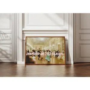 Bridgerton quote Poster, Regency era, Romantic era, lady whistledown, Renaissance paint, dormroom decor, Victorian painting, tea party 1