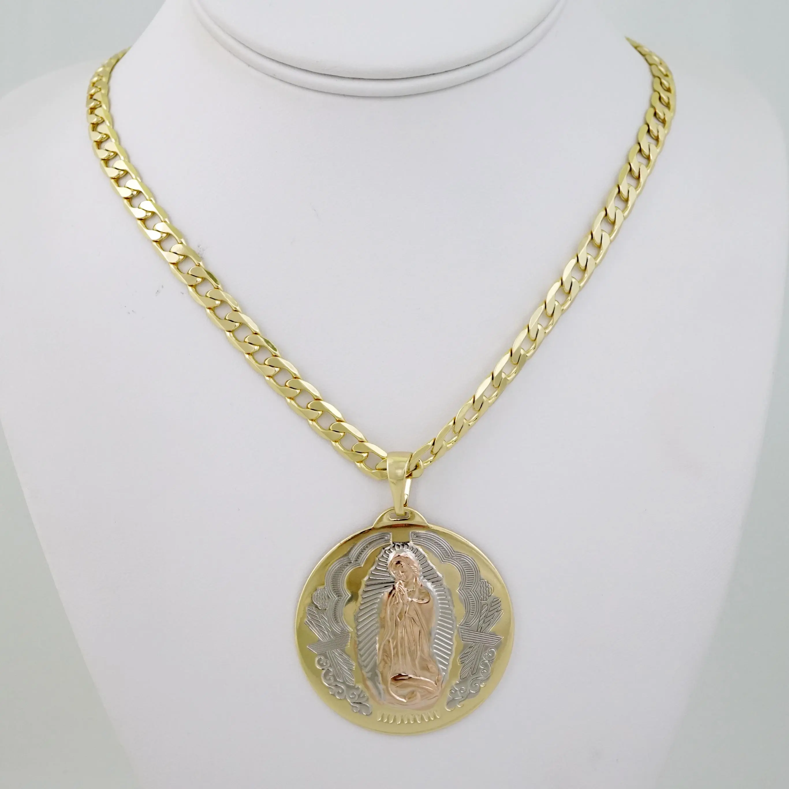 Cadenas & Colgantes - Chain W Pendants - 14K Real Color - Zircon Stone -6mmX60cm