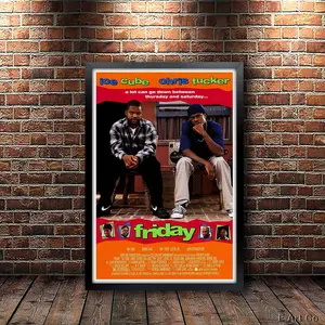 "Friday", the movie poster. An unframed room aesthetic poster, a wall decoration print, and an element of room decoration aesthetics(Poster only frameless)
