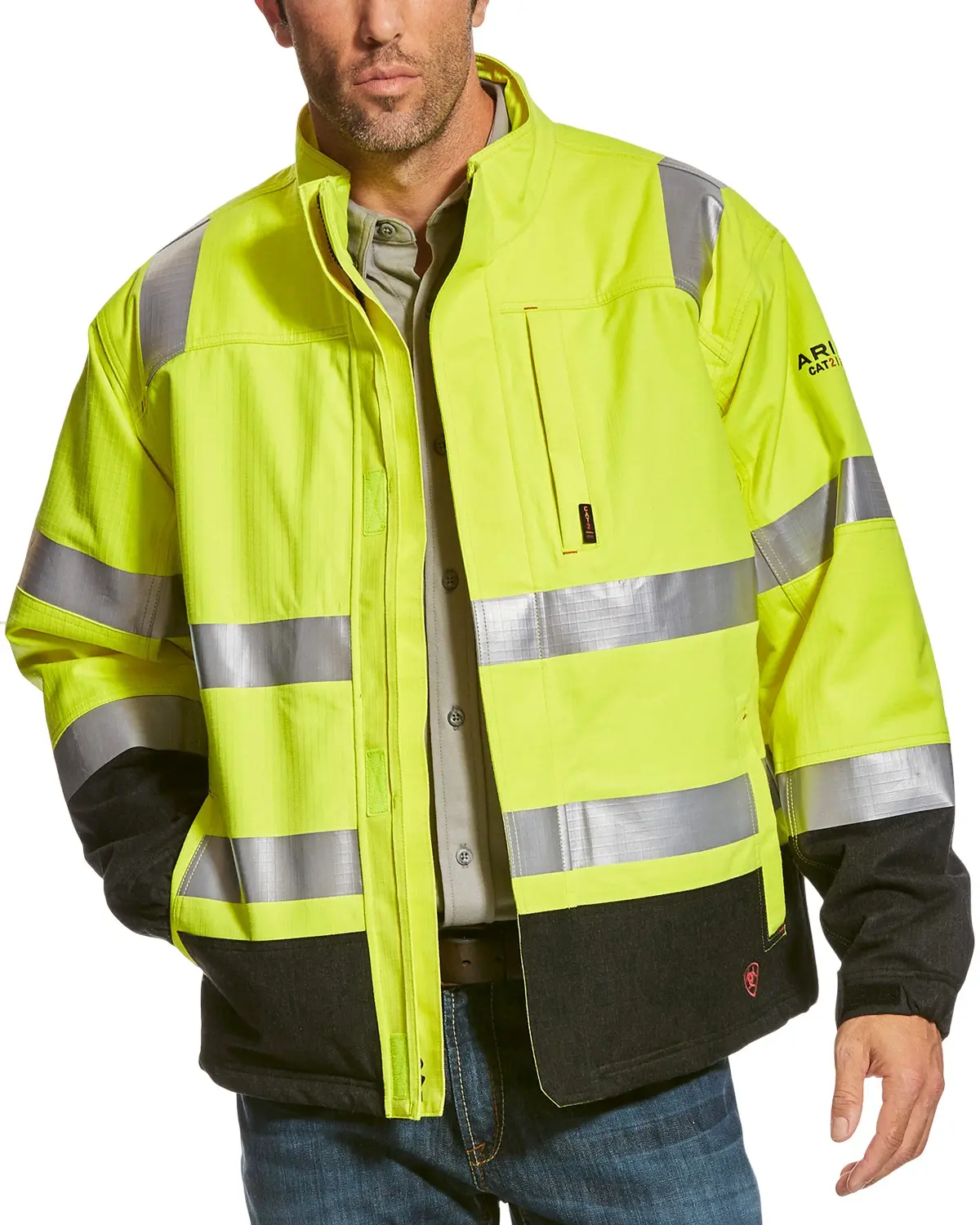Ariat Men's Men'S Fr Hi-Vis Waterproof Jacket - 10024022