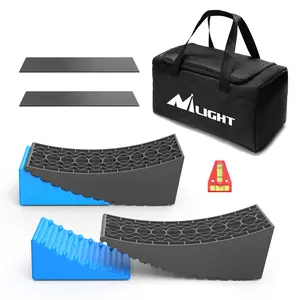 Nilight RV Leveler - 2 Pack Camper Leveling Blocks Ramp Support Dual Axles, Up to 35,000lbs, Fast RV Accessories Leveling System for Travel Trailer, Motorhome summervibes