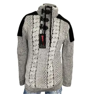 Chunky Knit Jumper Collar Sweater