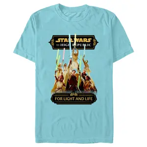 Men's Star Wars The High Republic Jedi For Light and Life T-Shirt