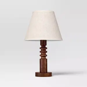 Mid Tone Wood Table Lamp - Threshold