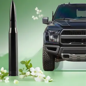 Universal Car Antenna Replacement Compatible with Ford, Dodge, Chevrolet, GMC, Jeep, Toyota Truck Replacement Antenna - Made of Rugged Billet and Aluminum, Black, Car Accessories