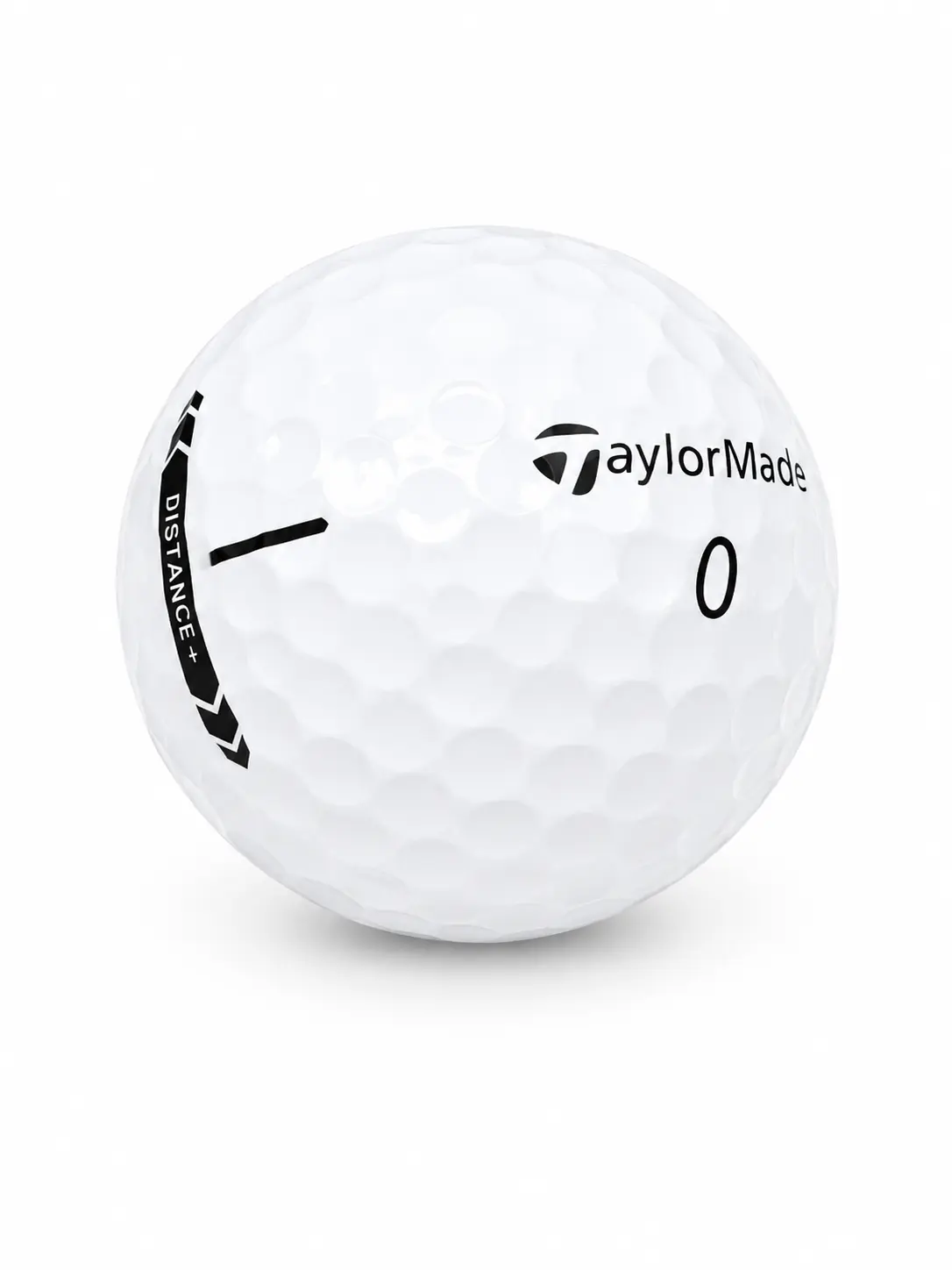 12 Pack TaylorMade Distance+ Used Golf Balls – Clean White AAAA Premium Golf Balls