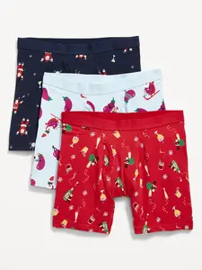 Old Navy Men's 3-Pack Soft-Washed Boxer Briefs -- 6.25-inch inseam