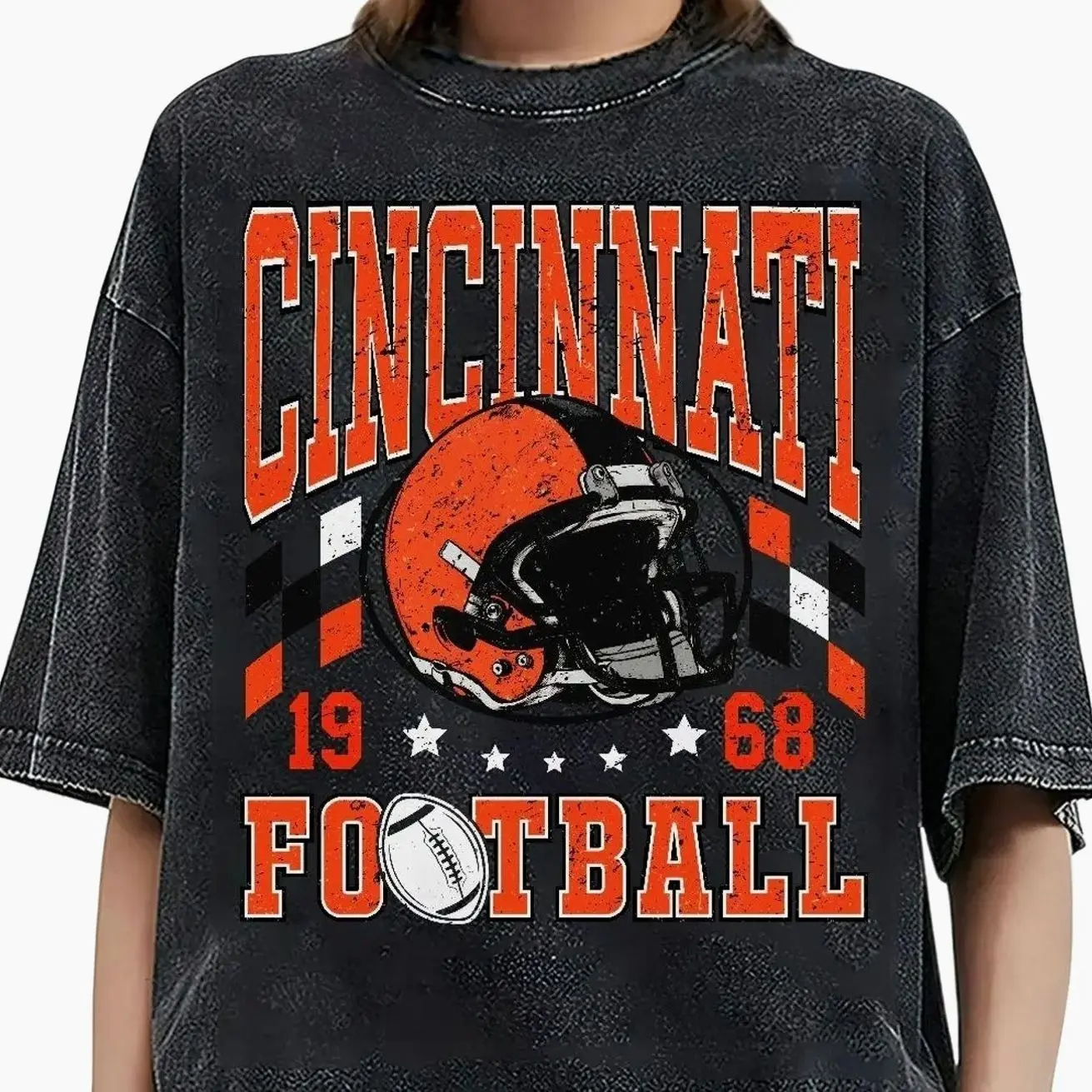 Cincinnati Team Crewneck, Unisex Vintage 90s Fan Gift, Game Day Outfit