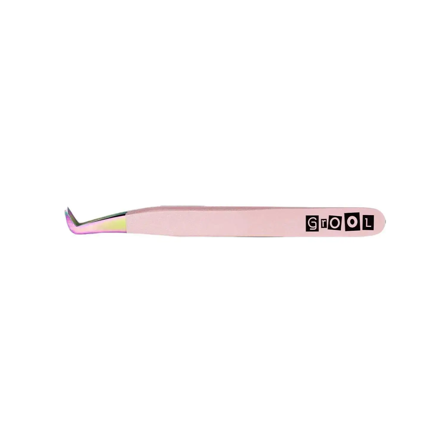 LASH ANARCHIST Boot Lash Tweezer 'Grool' - The Plastics Collection, Pale Pink Tweezer for Lash Application