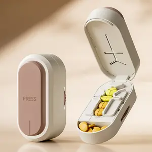 Small Pill Cutter, Pill Cutter Splitter for Small and Tiny Pills, Portable Pretty Pill Cutters for Large Pills, Cuts Vitamins Tablets, Vitamin Organizer