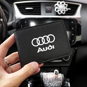 Car Driver License Bag Purse, Business Credit Card Holder, License Holder for Audi Sport Rs A1 A3 A4 B7 B8 A5 A6 A7 A8 Q3 Q5 Q7 Q8 Tt, Car Accessories
